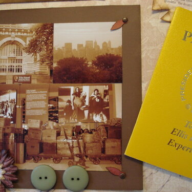 New York Album  - Ellis Island - Closeup
