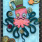 Blank Octopus Steampunk Card