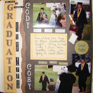 High School Graduation......Our Twin Boy&#039;s...1st page