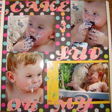 2nd page to Presents, cake &amp; Luv....oh My