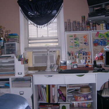 my scrap space reorganized