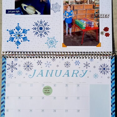 Calendar 2020. January
