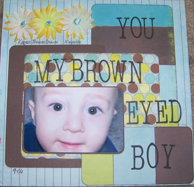 Brown eyed boy