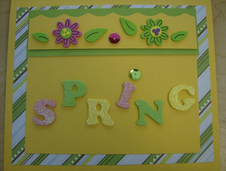 Creating a Spring Card 5