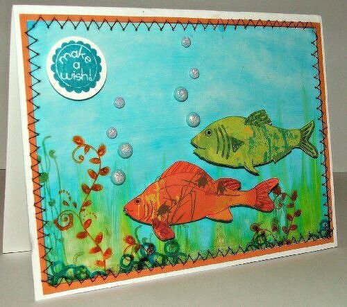 Make a wish fish card - WSW Challenges
