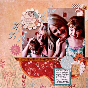 Family Beauty WSW Challenge Stamp on anything but paper