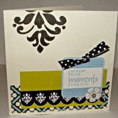 Cherish moments card - WSW get inspired challenge