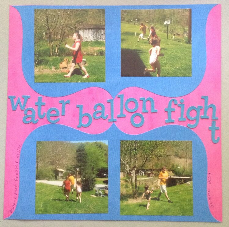 Water balloon fight
