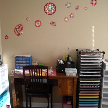 Desk and wall decals