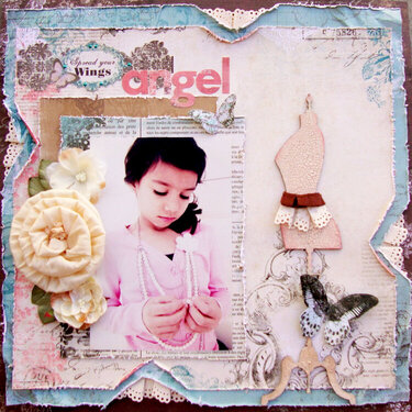 Spread Your Wings Angel**SCRAP THAT! April &quot;Madame Butterfly&quot; Kit**