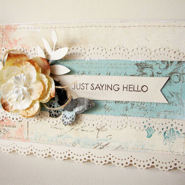 Just Saying Hello**SCRAP THAT! April &quot;Madame Butterfly&quot; Kit**