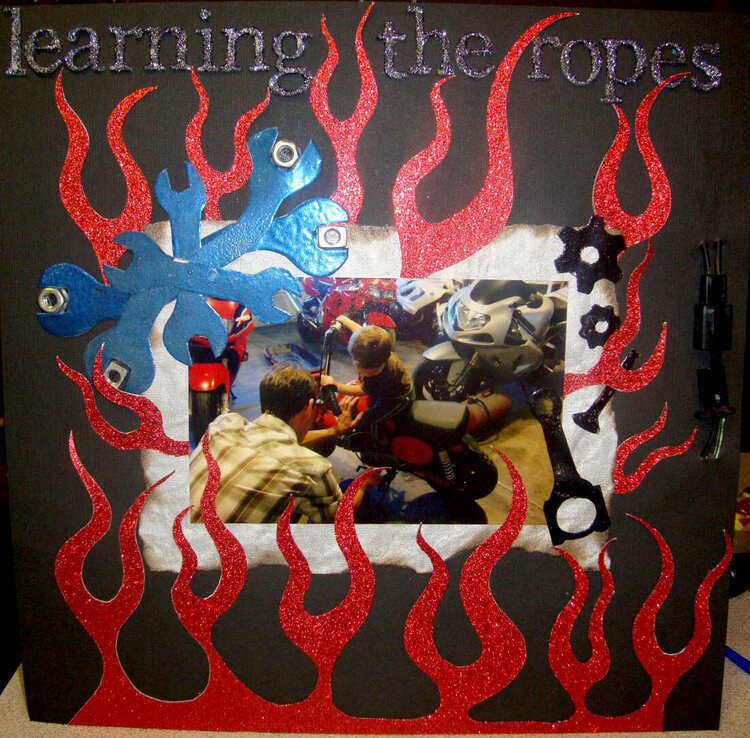 Learning the Ropes {my dh&#039;s creation!!}