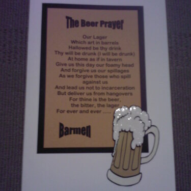 Beer Prayer