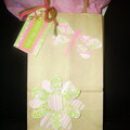 Altered gift bag-spring