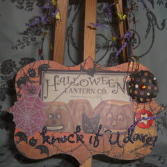 Halloween Door Sign