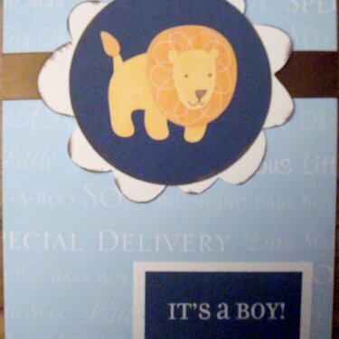 Baby Boy Card