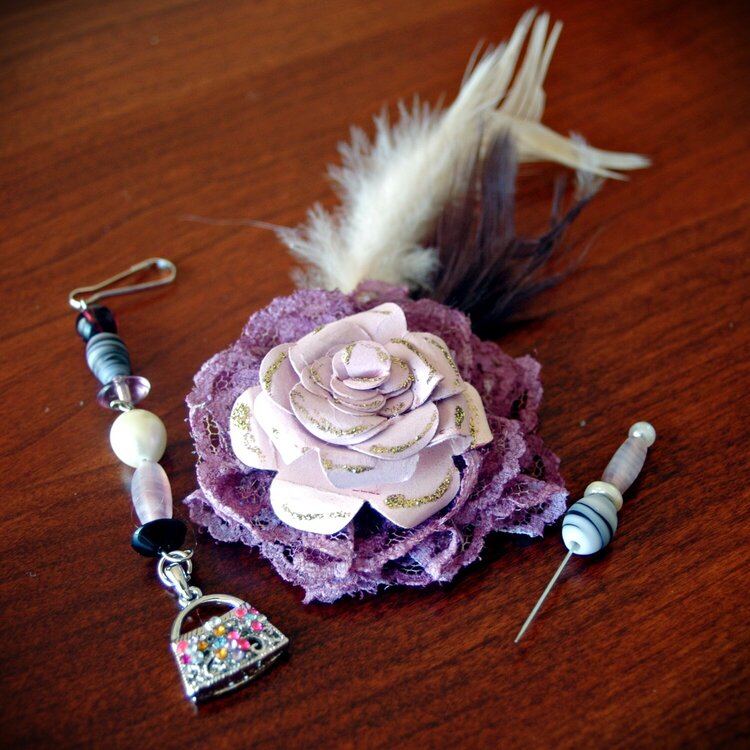 Charm, Flower, Stickpin Set