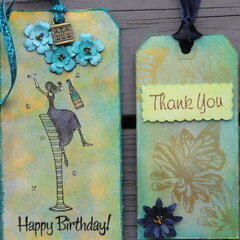 BIRTHDAY AND THANK YOU TAGS