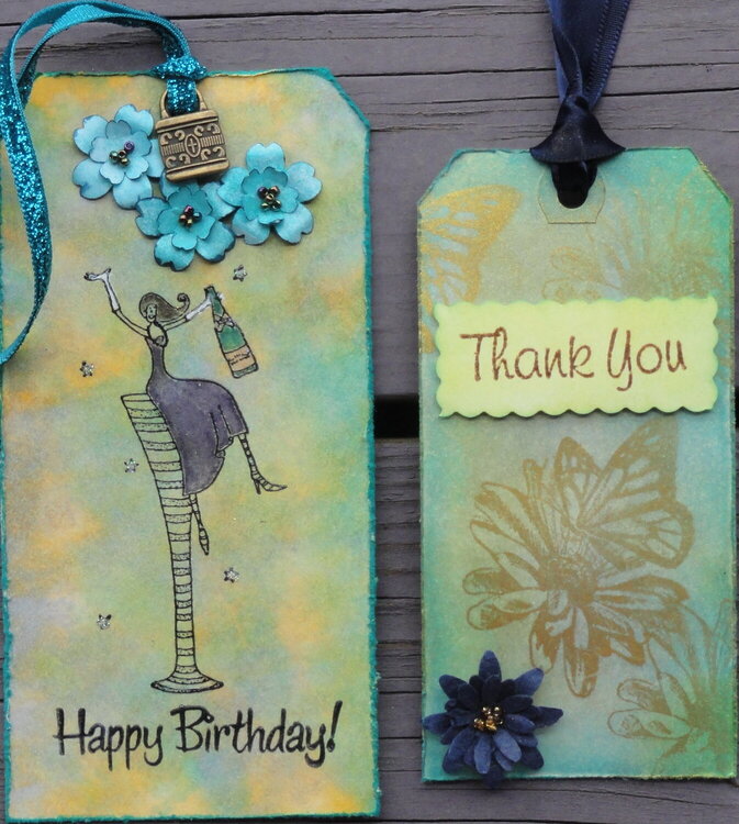 BIRTHDAY AND THANK YOU TAGS