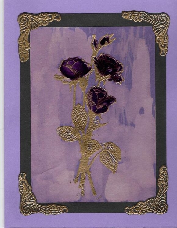 Mardi Gras Roses-Purple