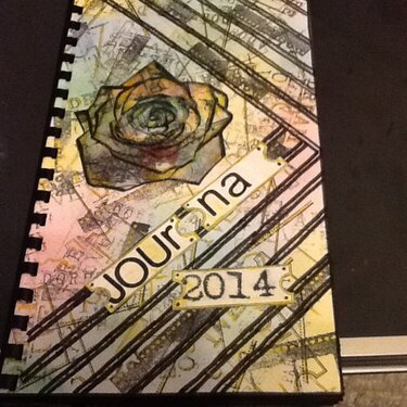 The front cover of my journal I made