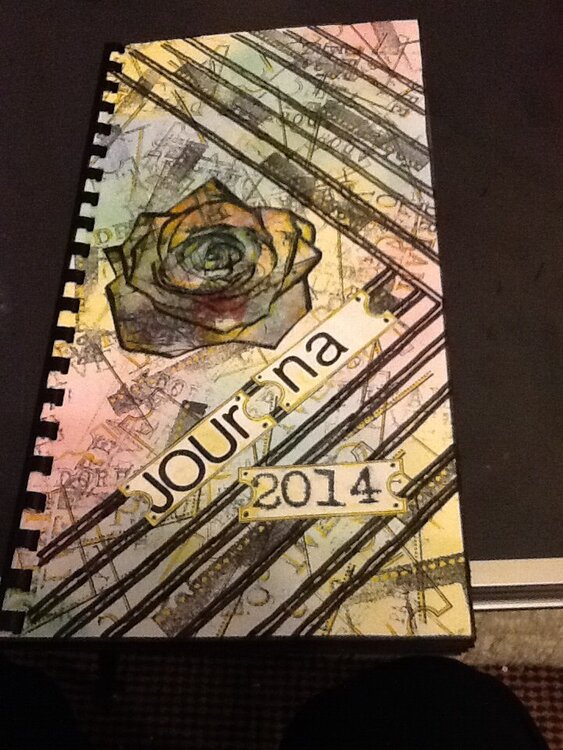 The front cover of my journal I made