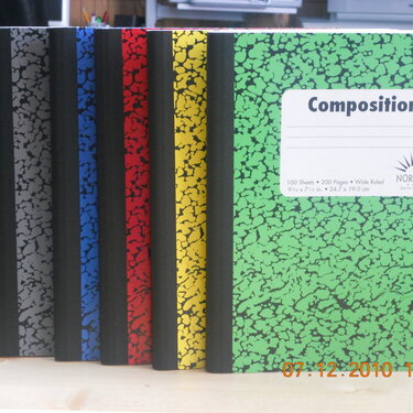 composition books