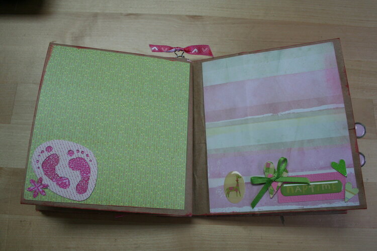 Baby girl paperbag album