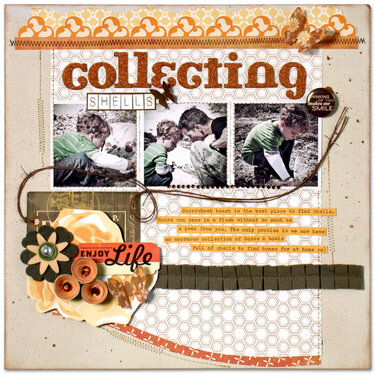 Collecting shells *American crafts*