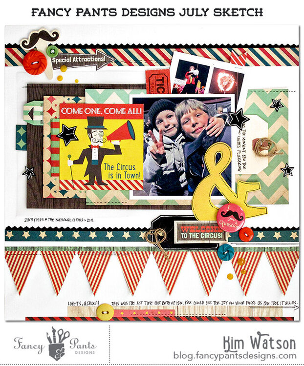 Welcome to the Circus *Fancy pants Designs*