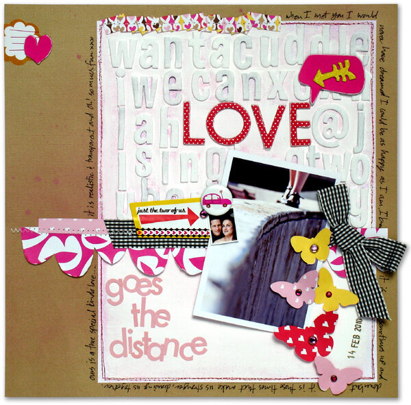 Love that goes the distance *American Crafts*