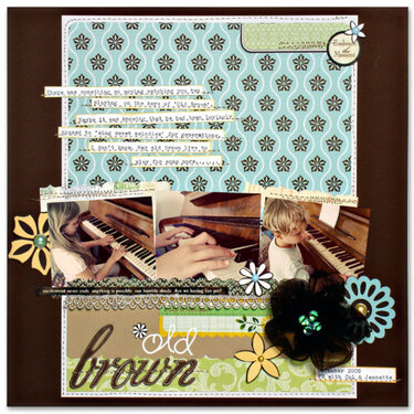 Old Brown *Cocoa Daisy &amp; American Crafts*
