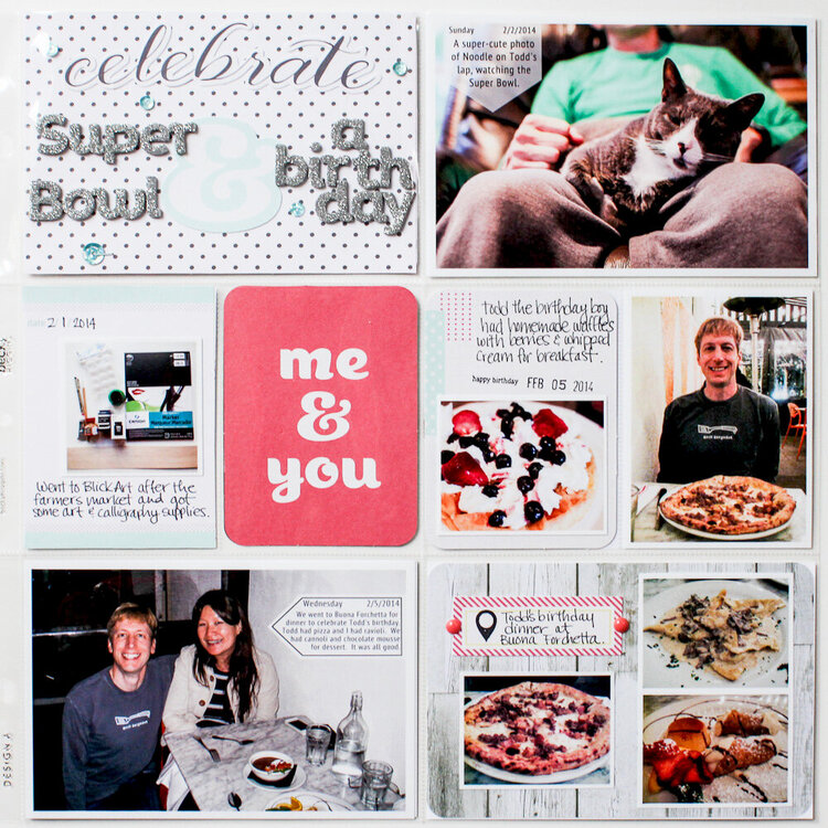 2014 Project Life | February p.1