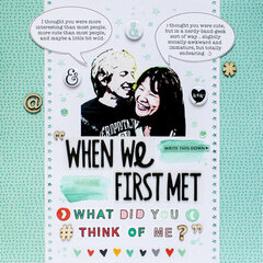 When We First Met