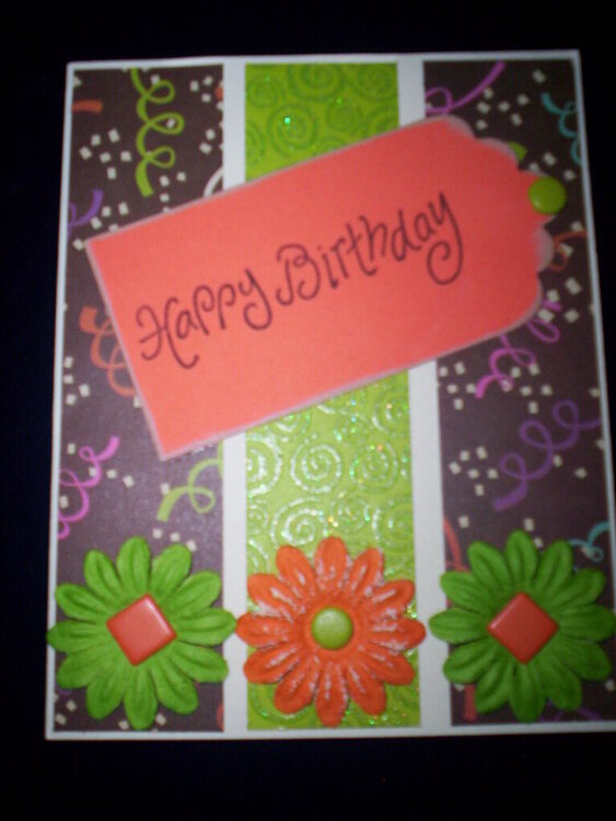Card for my B-day from DKscrapper