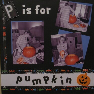 p is for pumpkin