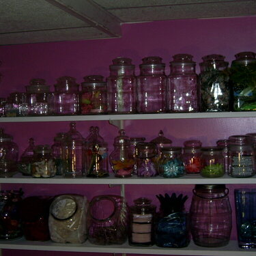 Jars to organize embellishments
