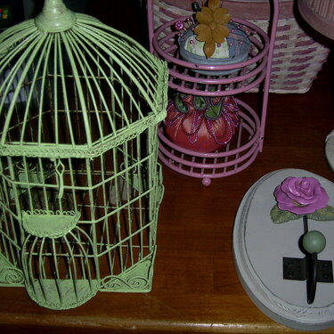 Painted Birdcage