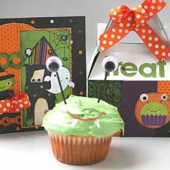 Halloween card & treat set