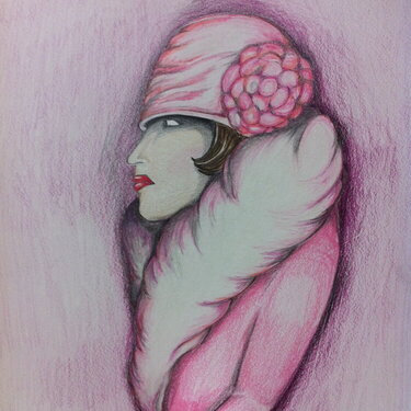 1920s Pink Lady