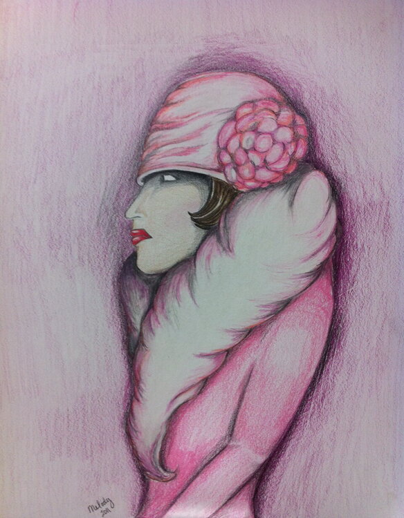 1920s Pink Lady