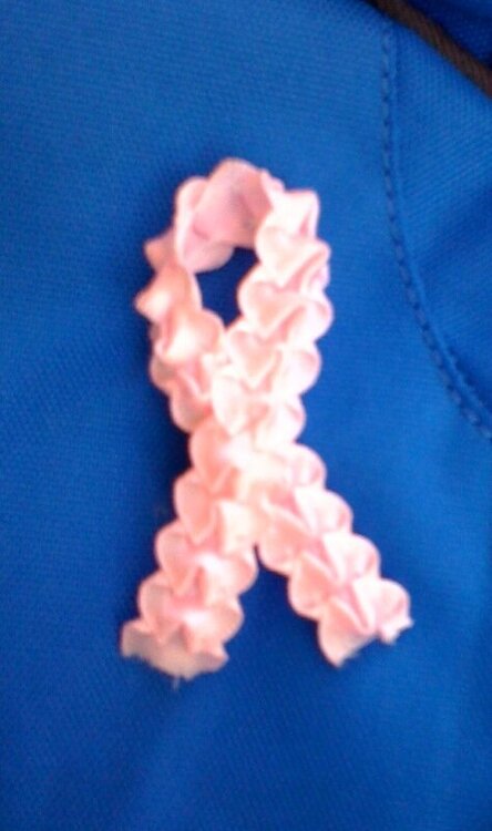 Pink Breast Cancer Awareness Ribbon Pin