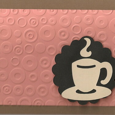 coffee cup card
