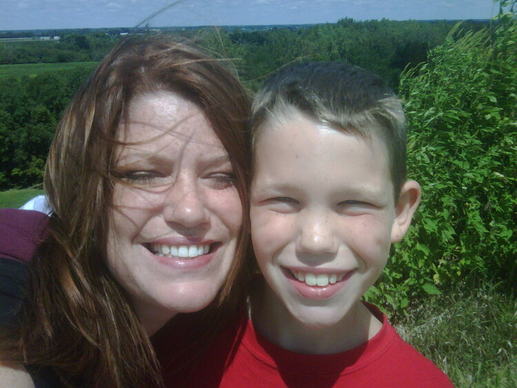 Me and Boo At Cahokia Mounds