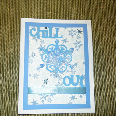 Chill out Bday card