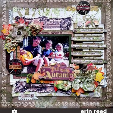 Fall into Autumn **Paper House &amp; Birds of a Feather &amp; Plaid** w/Tutorial