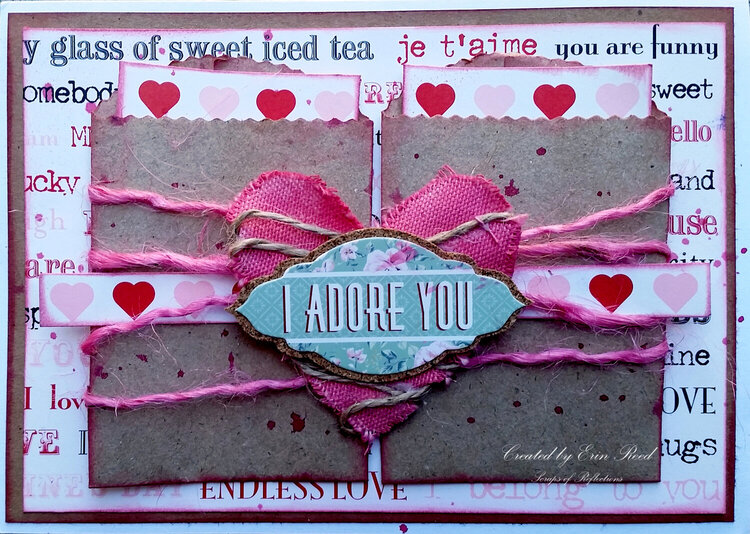 I Adore YOu **Canvas Home Brands &amp; Tattered Angels &amp; Paper House**