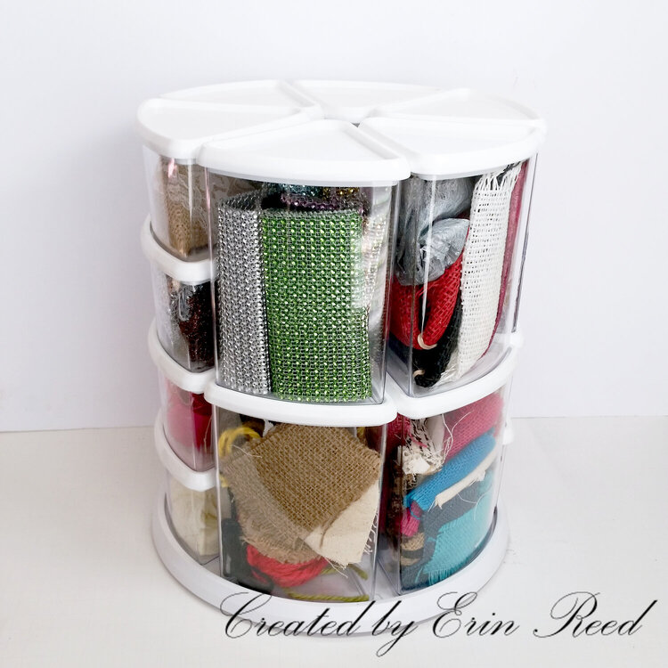 Double Stacked Rotating Organizer w/video tutorial