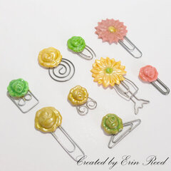 Floral Paperclips w/video tutorial
