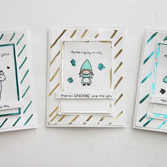 Simple Stamped & Foil Cards